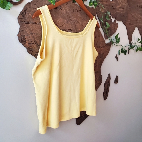 Cute Yellow Boxy Tank Top - Picture 3 of 7